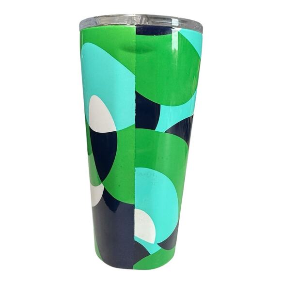 Corkcicle Tumbler Twist 16oz Mod Retro Print Insulated Coffee Tea Travel Mug - Picture 5 of 7